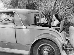 Folding: Cadillac 314 Roadster, around 1927
