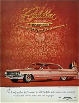 Represents: Cadillac car - 1960 advertisement