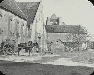 Tithe: Caen Abbaye D'Ardennes tithe barn