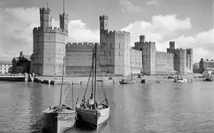 Caernarfon: Caernarfon, Castle c1958