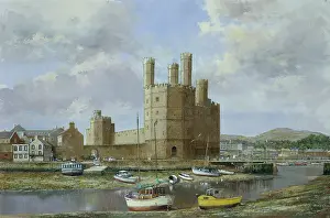 Caernarfon: Caernarfon Castle, North Wales