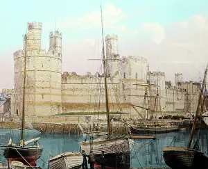 Caernarfon: Caernarfon Castle, Wales