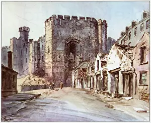 Apr23: Caernarvon Castle by Dennis Flanders