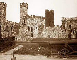 Caernarfon: Caernarvon Castle Victorian period
