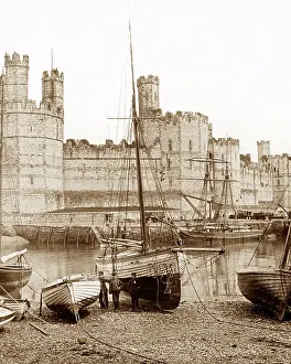 Caernarfon: Caernarvon Castle Victorian period