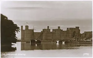 Caernarfon: Caernarvon Castle, Wales