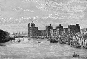 Caernarvon: CAERNARVON CASTLE/WALES