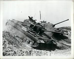 Exacting: Caernarvon tank in armoured vehicles demonstration