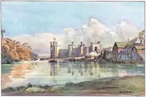 Mar23: Caernavon Castle by Dennis Flanders