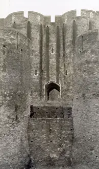 Caerphilly: Caerphilly Castle, Caerphilly, South Wales