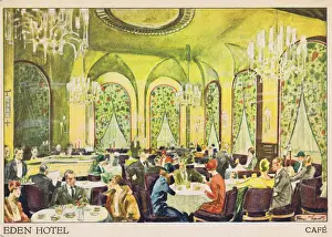 Berln: The caf? at the Eden Hotel, Berlin