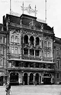 Gaming: Cafe Bauer on Rossplatz, Leipzig, Germany