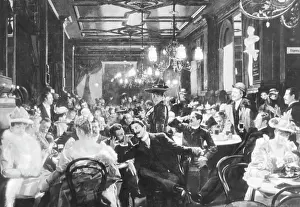 Chandeliers: Cafe in Berlin, 1892