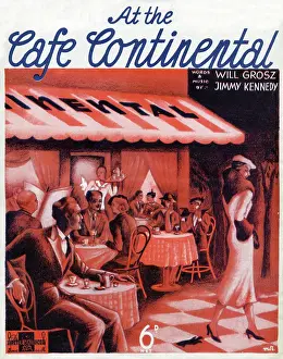 Apr20: At the Cafe Continental music sheet cover