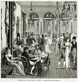 Socializing: Cafe Frascati, Paris, 1806
