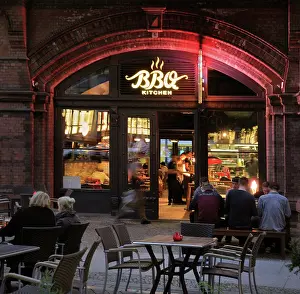 Hackescher: Cafe, Hackeschen Hofe, Berlin, Germany