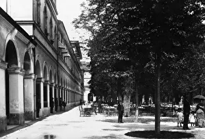 Hofgarten: Cafe in Hofgarten, Munich, Germany, 1905