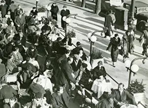 Mitte: Cafe Kranzler in Berlin, around 1936