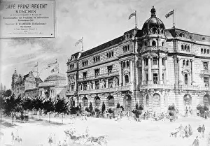 Prinz: Cafe Prinzregent, around 1880