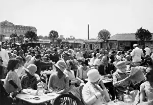 Nearly: Cafe in the resort of Deauville (30s)