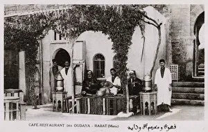 Rabat: Cafe Restaurant des Oudaya at Rabat, Morocco