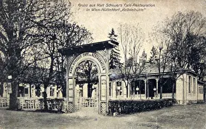 Collotype: Cafe Restoration Knodelhutte in Vienna