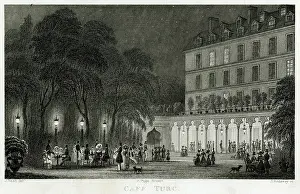 Parisiens: Cafe Turc, Paris, 1828