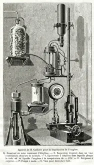 Gauge: Cailletet's apparatus for the liquefaction of oxygen