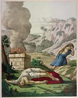 Replies: CAIN SLAYS HIS BROTHER
