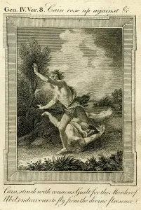1780s: Cain struck with guilt for the murder of Abel