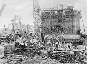 Caissons: Caissons, Centre wall, Miraflores locks, Panama Canal