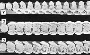 Serrated: Cake Border and Side Scroll Designs