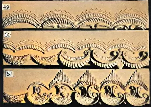 Scallop: Cake Border and Side Scroll Designs