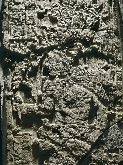 Mayas: Calakmul Stele. Maya art