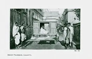 Palanquin: Calcutta, India - Indian Palanquin