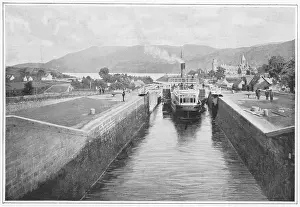 Caledonian Canal, - circa 1900