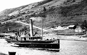 Glengarry: Caledonian Canal Paddle Steamer Glengarry in 1906