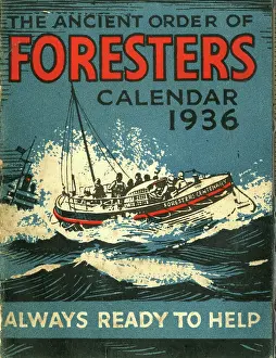 The John Barrett Collection: Calendar cover, The Ancient Order of Foresters