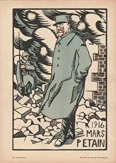 Liss Fine Art: Calendar, March 1916, WW1