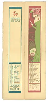 Gerlach: Calendar sheet April, 1900