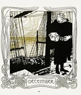 Calender: Calender sheet december for Ver Sacrum