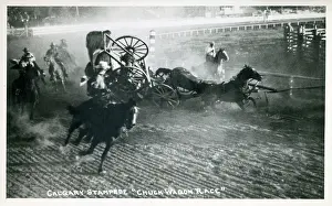 Calgary, Alberta, Canada - Stampede - Chuckwagon Race