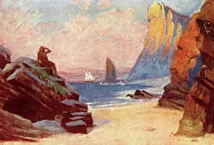 Caliban watching departing ship, The Tempest, Shakespeare