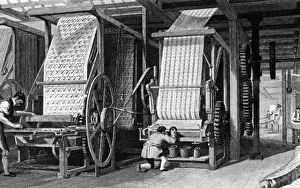 Witness: Calico printing house, around 1750