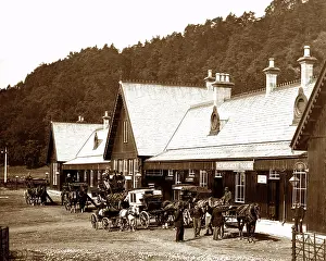 Callander: Callander Railway Station, Scotland, Victorian period