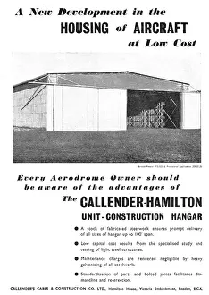 Callender: Callender-Hamilton Construction Hangars