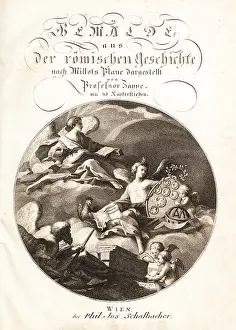 Heathen: Calligraphic title page with vignette from Zappe's