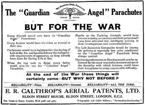 Calthrop: Calthrop Guardian Angel Parachute