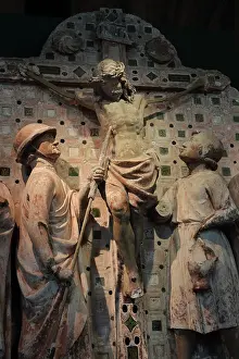 1324: Calvary, Crypt, Bourges Cathedral, Bourges, Centre