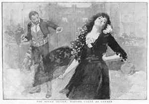 Bizet: Calve As Carmen - 1893